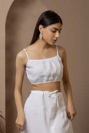 White Linen Co-Ord Set