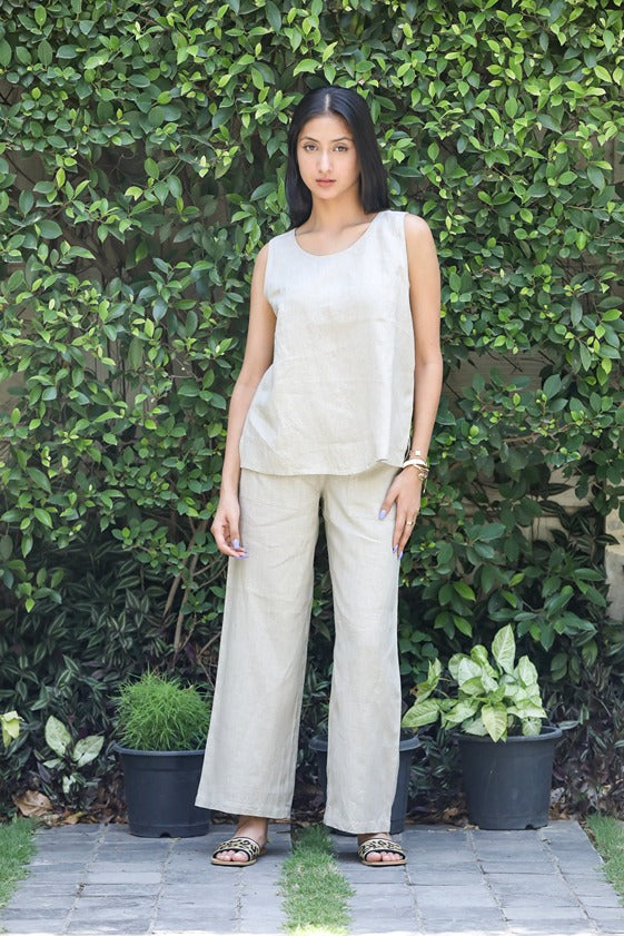 Natural Linen Co-Ord Set