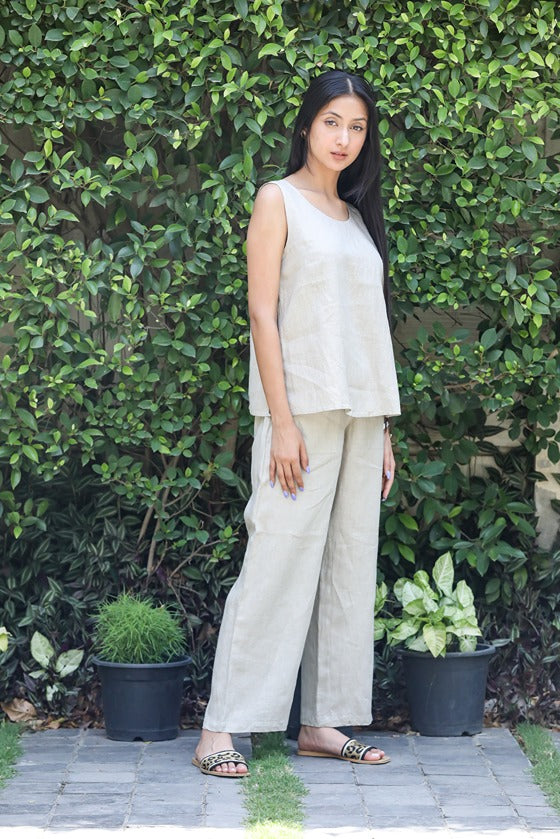 Natural Linen Co-Ord Set