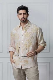 Organic Linen Men's Shirt Full Sleeve