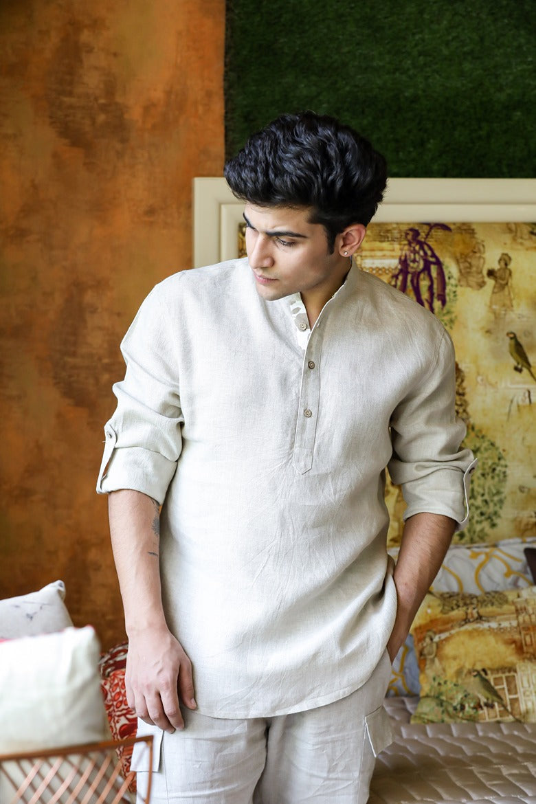 Natural Colour Kurta Shirt