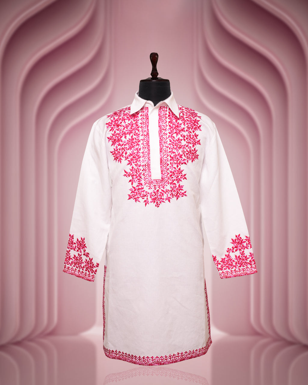 White Floral Soothing linen bliss