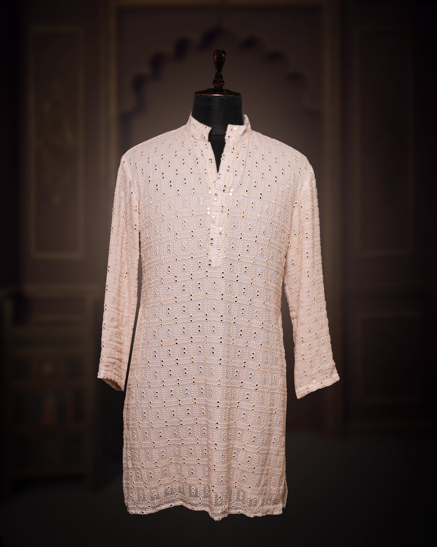 White Sitara Safed Kurta